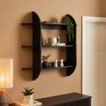 Layla Shelving Unit - Jet Black Acacia - 100cm