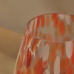 Lazio 17cm Glass Vase - Paprika Confetti - Image 4