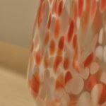 Outlet - Lazio 28cm Glass Vase - Paprika Confetti - Image 6