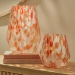 Lazio 28cm Glass Vase - Paprika Confetti - Image 3