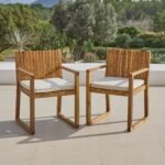 Lennox 8 Seater Wooden Garden Dining Set with Cushions - Image 4