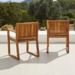 Lennox 8 Seater Wooden Garden Dining Set with Cushions - Image 6