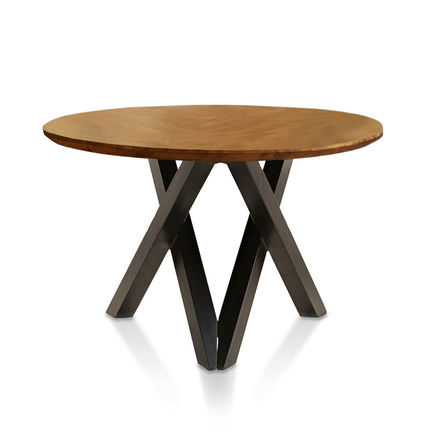 Levi Mango Wood Dining Set - 4 Seater - Cleo Boucle Dining Chairs with Black Legs - Image 10