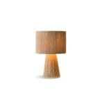 Lohi 52cm Table Lamp - Natural Chenille - Image 8