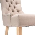 Outlet - Louis Sand Dining Chairs - Set of 2 - Whitewash Legs - Image 7