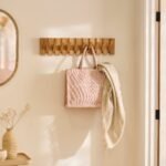 Lowell Folding Coat Rack - Pale Oak - Image 5