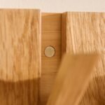 Lowell Folding Coat Rack - Pale Oak - Image 4