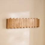 Lowell Folding Coat Rack - Pale Oak - Image 7
