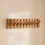 Lowell Folding Coat Rack - Pale Oak - Image 6