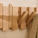 Lowell Whitewash Oak Folding Coat Rack - Image 6
