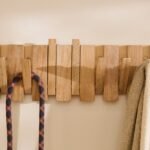 Lowell Whitewash Oak Folding Coat Rack - Image 4