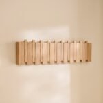 Lowell Whitewash Oak Folding Coat Rack - Image 2