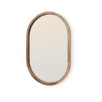 Outlet - Lowesby 60x40cm Wooden Mirror - Natural - Image 7