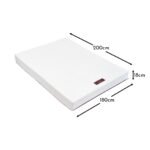 Luna Memory Foam Super King Mattress - Burgundy Red Zip - Image 5
