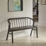 Mabel 3 Seater Bench - Black Oak - Image 3