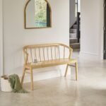 Ingham 70x70cm Wooden Arch Mirror - Natural - Image 8