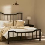 Kimmeridge Gold Lamp with Coningsby Taupe Shade - 30cm - Image 2