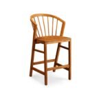 Outlet - Mabel Classic Oak Bar Stools - Set of 2 - Image 8