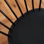 Mabel Black Oak Bar Stools - Set of 2 - Image 4