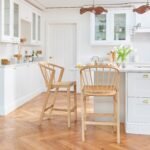Outlet - Mabel Pale Oak Bar Stools - Set of 2 - Image 2