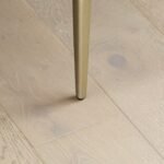 Outlet - Maeve Soft Beige Dining Chairs - Set of 2 - Gold Legs - Image 4