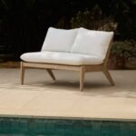 Mali 2 Seater Sofa Garden Cushion Covers - Linen - Image 2