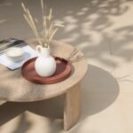 Mali Wooden Garden Coffee Table - Brushed Light Acacia - Image 4