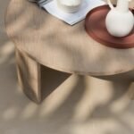 Mali Wooden Garden Coffee Table - Brushed Light Acacia - Image 3