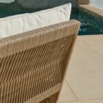 Mali Occasional Chair Garden Cushion Covers - Linen - Image 4