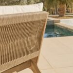 Mali Occasional Chair Garden Cushion Covers - Linen - Image 6