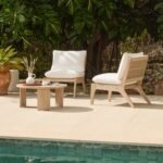 Mali Wooden Garden Bistro Coffee Set