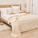 Malton 200x220cm Cotton Bedspread - Natural