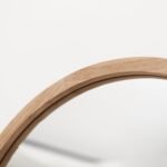 Outlet - Marbury 50cm Round Wooden Mirror - Natural - Image 3