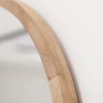 Marbury 50cm Round Wooden Mirror - Natural - Image 6