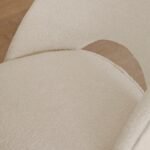 Marilyn Boucle Bar Stool - Black Legs - Image 3