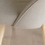 Amelia Whitewash Dining Table Set - 6 Seater - Marilyn Soft Beige Dining Chairs - Whitewash Legs - Image 8