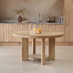 Marlon Whitewash Oak Oval Dining Table Set - 4 Seater - Carter Whitewash Oak Dining Armchairs - Image 3