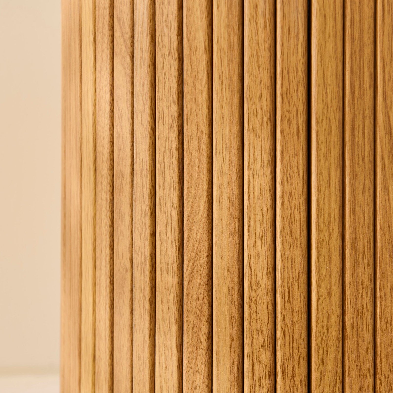 Matius Seasoned Oak 1 Left Door Bedside Table - Black Legs - Image 7