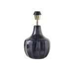 Midford Dark Grey Glass Table Lamp Base - 22cm - Image 8