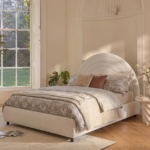 Mimi Double Ottoman Bed - Chalk White Boucle - Image 11