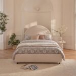 Mimi King Size Ottoman Bed - Chalk White Boucle - Image 4