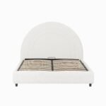 Mimi Double Ottoman Bed - Chalk White Boucle - Image 12