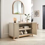Outlet - Morgan 2 Door Sideboard - Taupe - Image 5