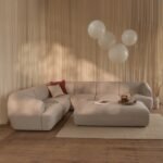Nathalia Large Left Hand L-Shape Sofa - Soft Beige - Image 2