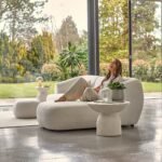 Zaliki Pearl Terrazzo Concrete Coffee Table - Image 3