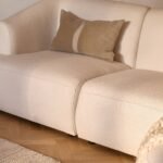 Nathalia Right Chaise Corner Sofa - Chalk White Boucle - Image 15