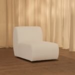 Nathalia Mid Section - Chalked White Boucle