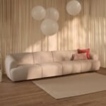 Nathalia 4-Seater Sofa - Soft Beige - Image 6