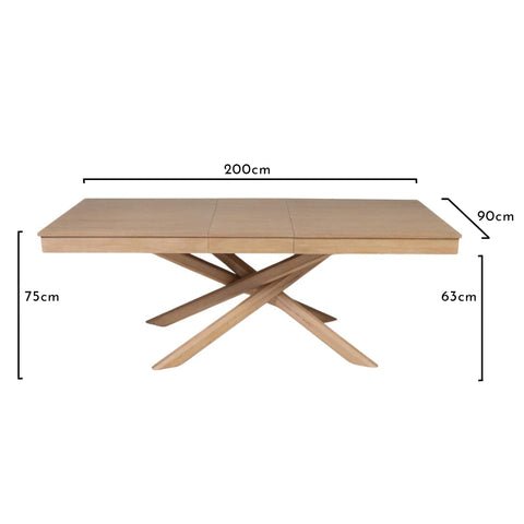 Amelia Whitewash Wood Dining Table - Extendable 2 Amelia Whitewash Extendable Dining Table