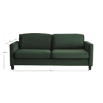 Outlet - Ava 3 Seater Sofa - Green - Image 4